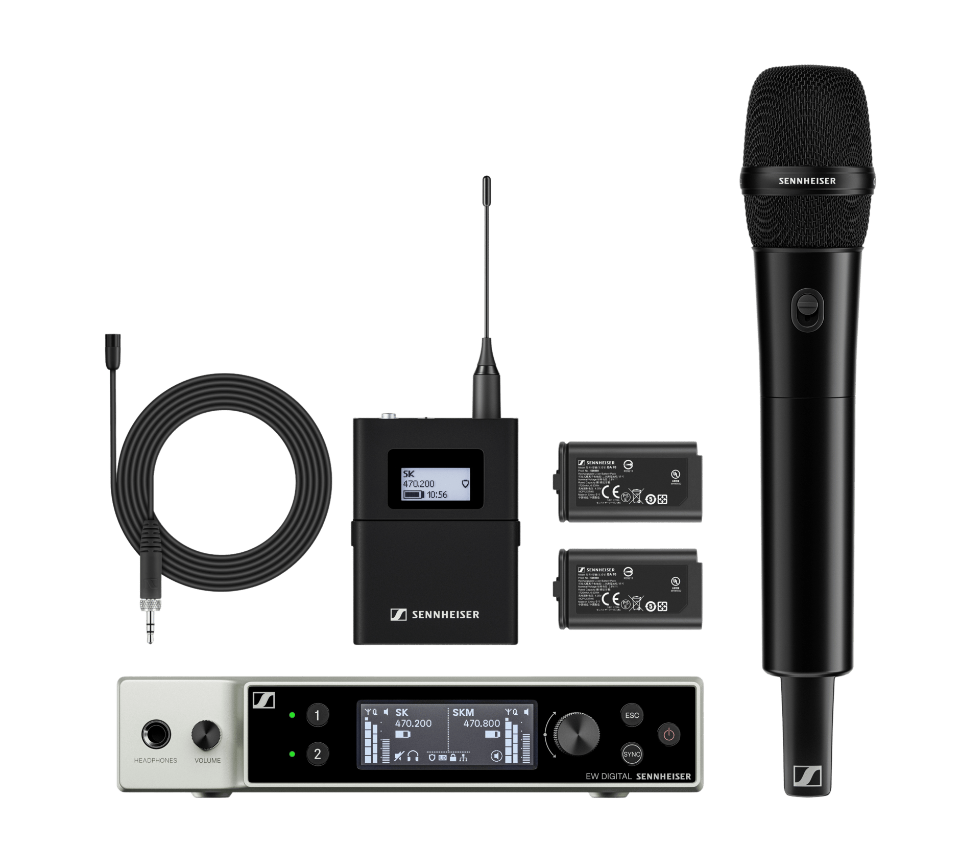 EW-DX MKE 2 / 835-S SET Telsiz El Mikrofon Seti
