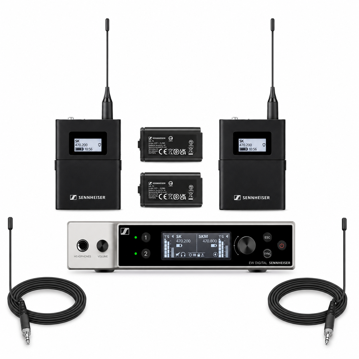 EW-DX MKE 2 SET Telsiz El Mikrofon Seti